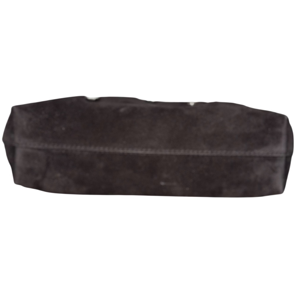Veronica Beard Small Crystal-Studded Suede Clutch Bag - Picture 6 of 8